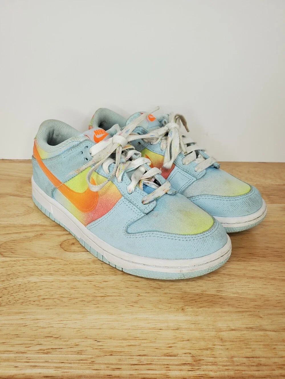 Nike Dunk Low BG Heat Map Glacier Blue GS Size 5.5Y HF4797 474